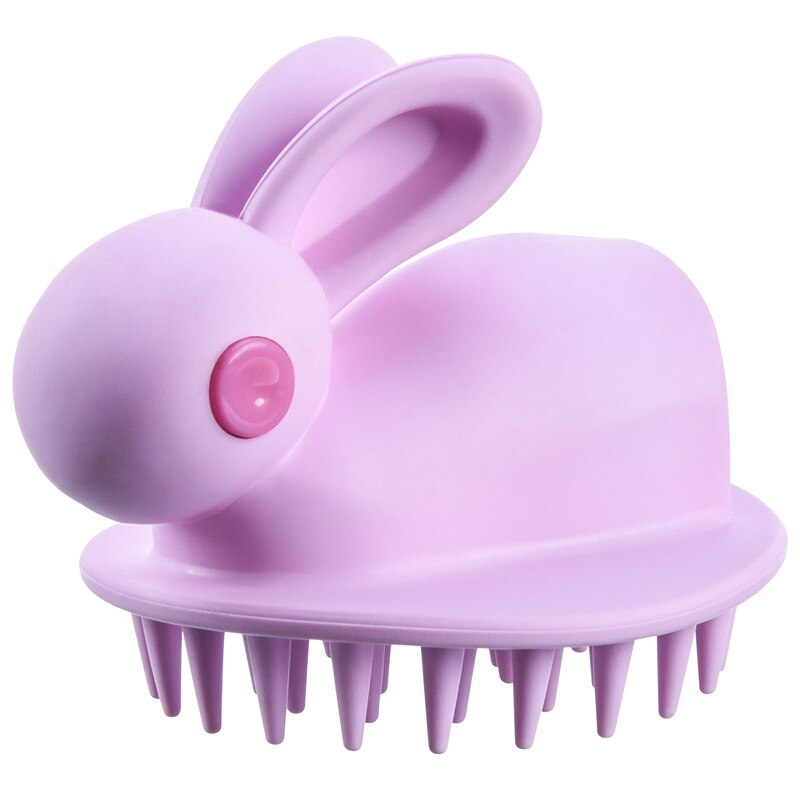 Silicone Shampoo Brush Scalp Massage Shampoo Comb Of Children