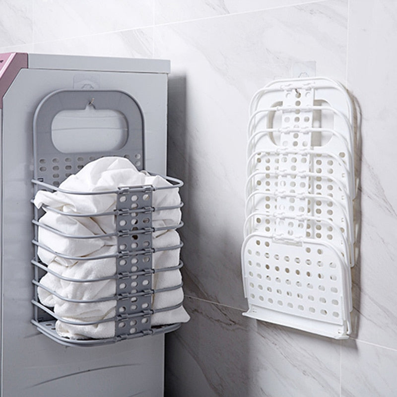Laundry organizer basket dirty laundry hamper Collapsible home laundry basket Space Saving storage basket