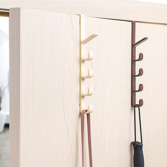 Plastic Home Storage Organization Hooks Rails Bedroom Door Hanger