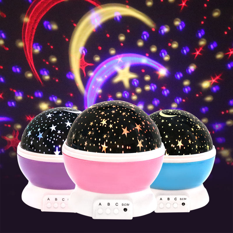 Children Bedroom Moon Starry Sky LED Night