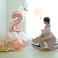 Heronsbill 1st 1 2 3 4 5 6 7 8 9 Years Happy Birthday Foil Number Balloons Baby Boy Girl Party Decorations Kids Supplies 2nd 3rd
