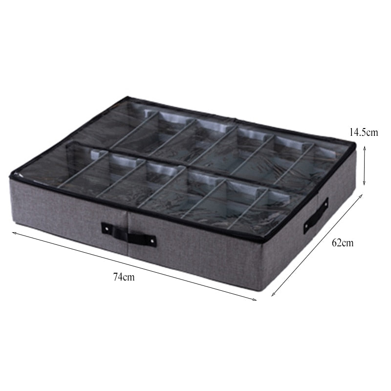 Transparent shoes box Drawer organizer for shoe storage Foldable box for shoe Home shoe storage boxes under bed storage