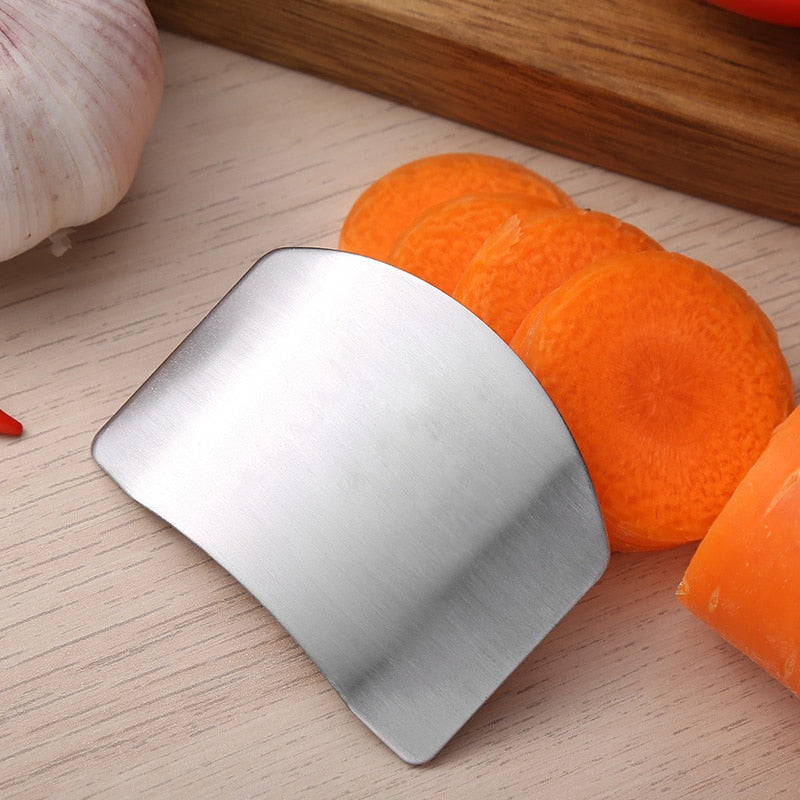 New Stainless Steel Hand Guard Finger Protector Knife Slice Chop Safe Slice Tool