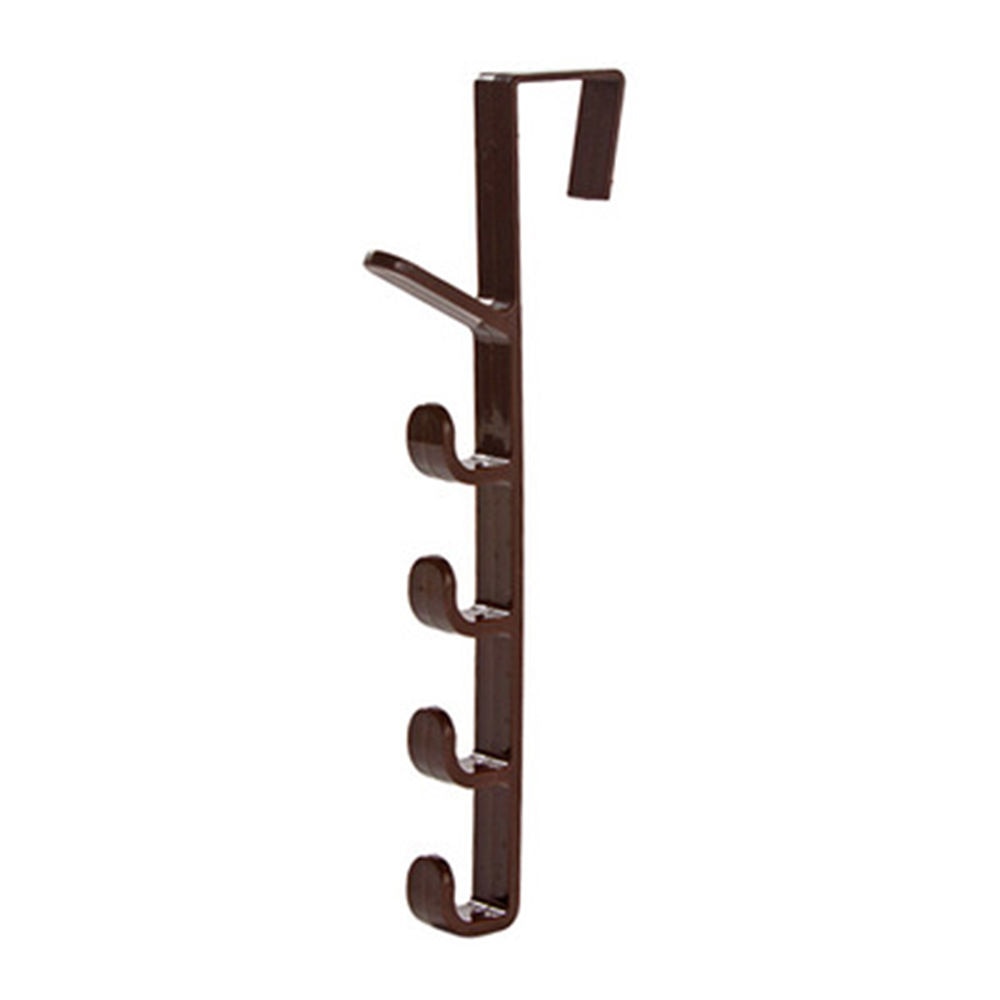 Plastic Home Storage Organization Hooks Rails Bedroom Door Hanger