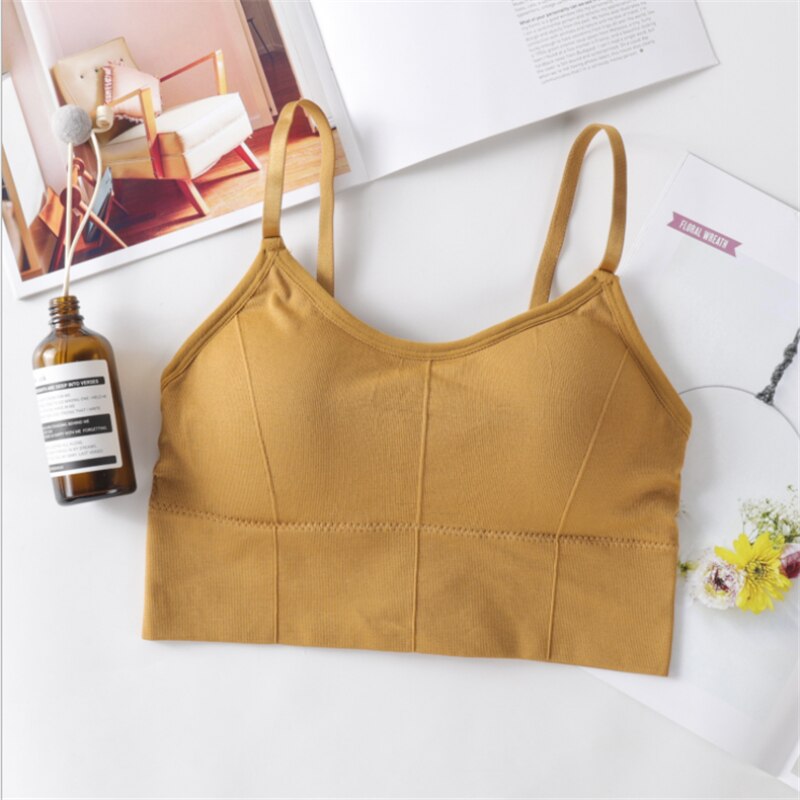 Seamless Strap Chest Wrapped Female Student Underwear Tube Top