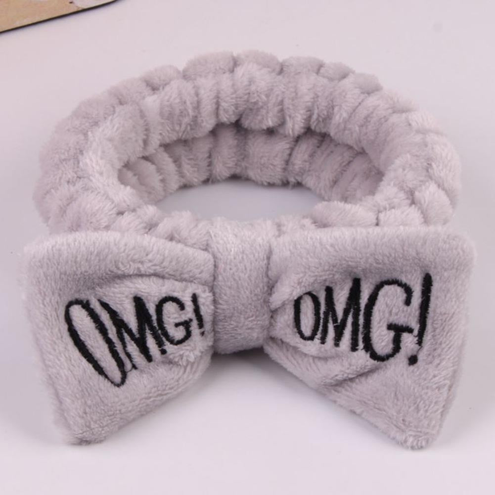 New Arrival Women Head Wrap Soft Coral Fleece Makeup Headband