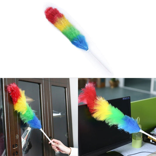 Multicolor Duster Practical Magic Anti Static Feather Broom