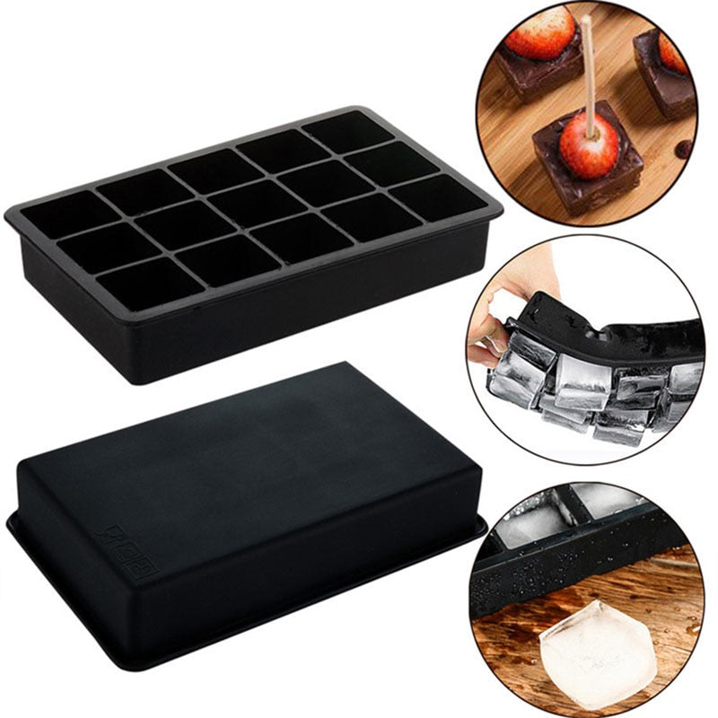 15 Cavity Silicone Ice Tray Ball Maker