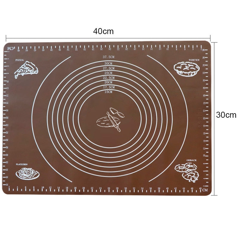 Silicone Non-Stick Rolling Mat Pastry Non-Slip Mat