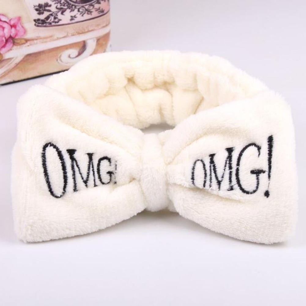 New Arrival Women Head Wrap Soft Coral Fleece Makeup Headband