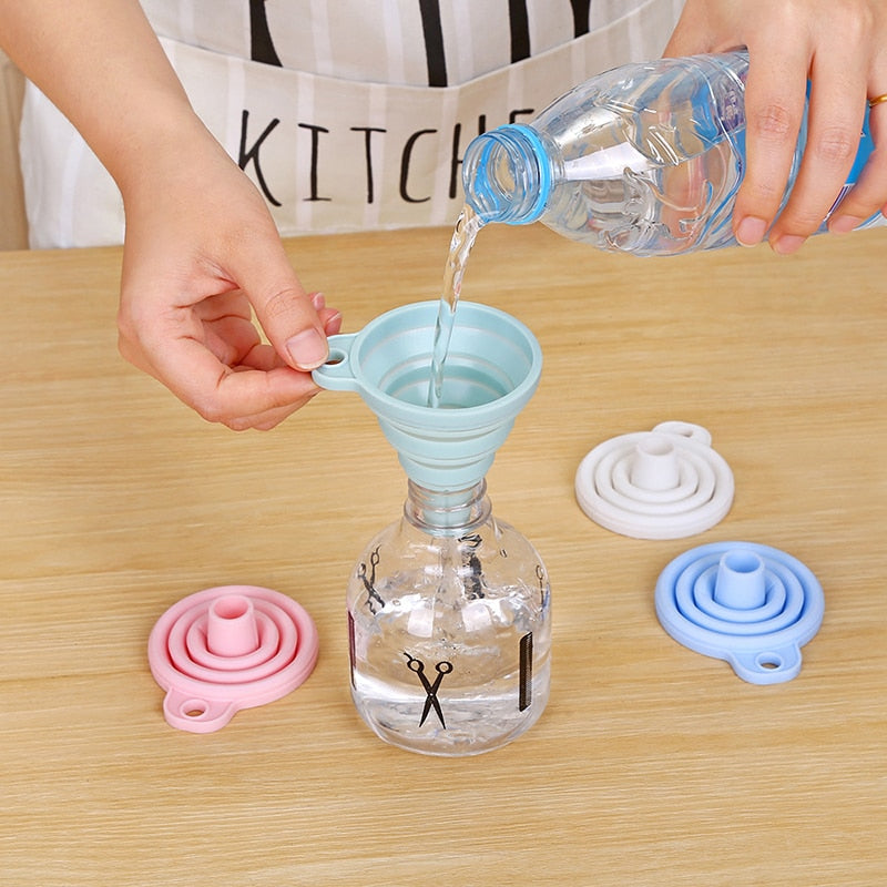 Foldable Funnel Silicone Collapsible Funnel