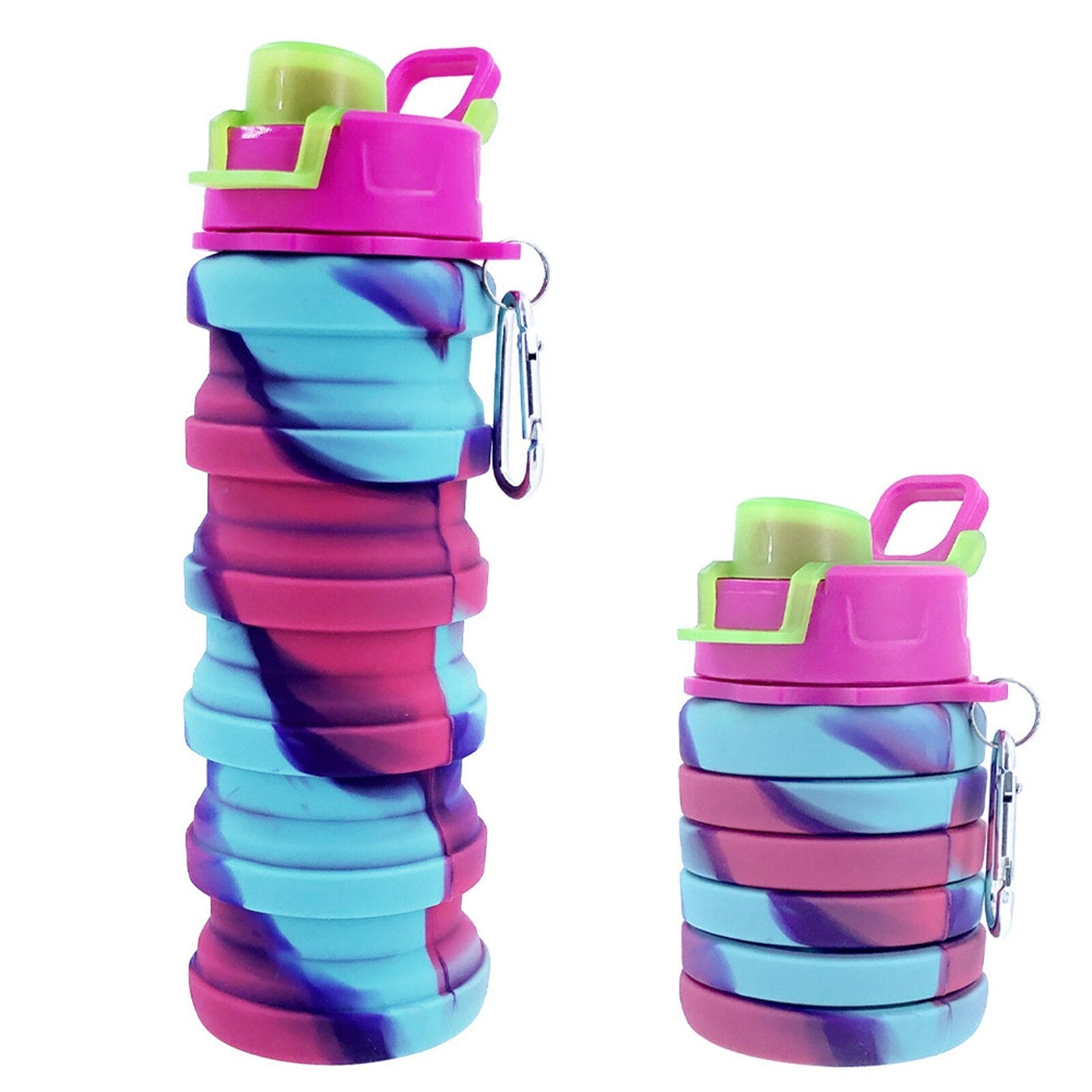 500ml Creative Foldable Silicone Water Bottle