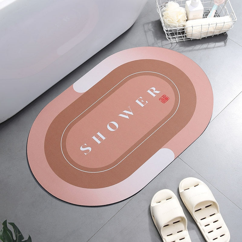 Super Absorbent Bath Mat Instant Drying Mat