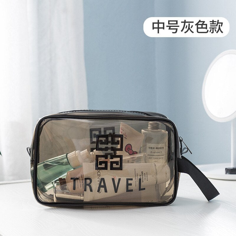 Waterproof Large Capacity Portable Transparent Cosmetic Bag