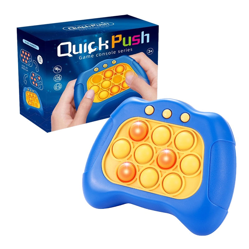 New Original Quick Push Game Pop Up Fidget Bubble Electronic Pop Game