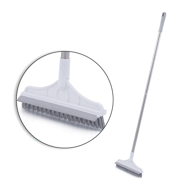 V Shaped Floor Cleaning Scrub Brush wiper 2 in 1 Magic Broom