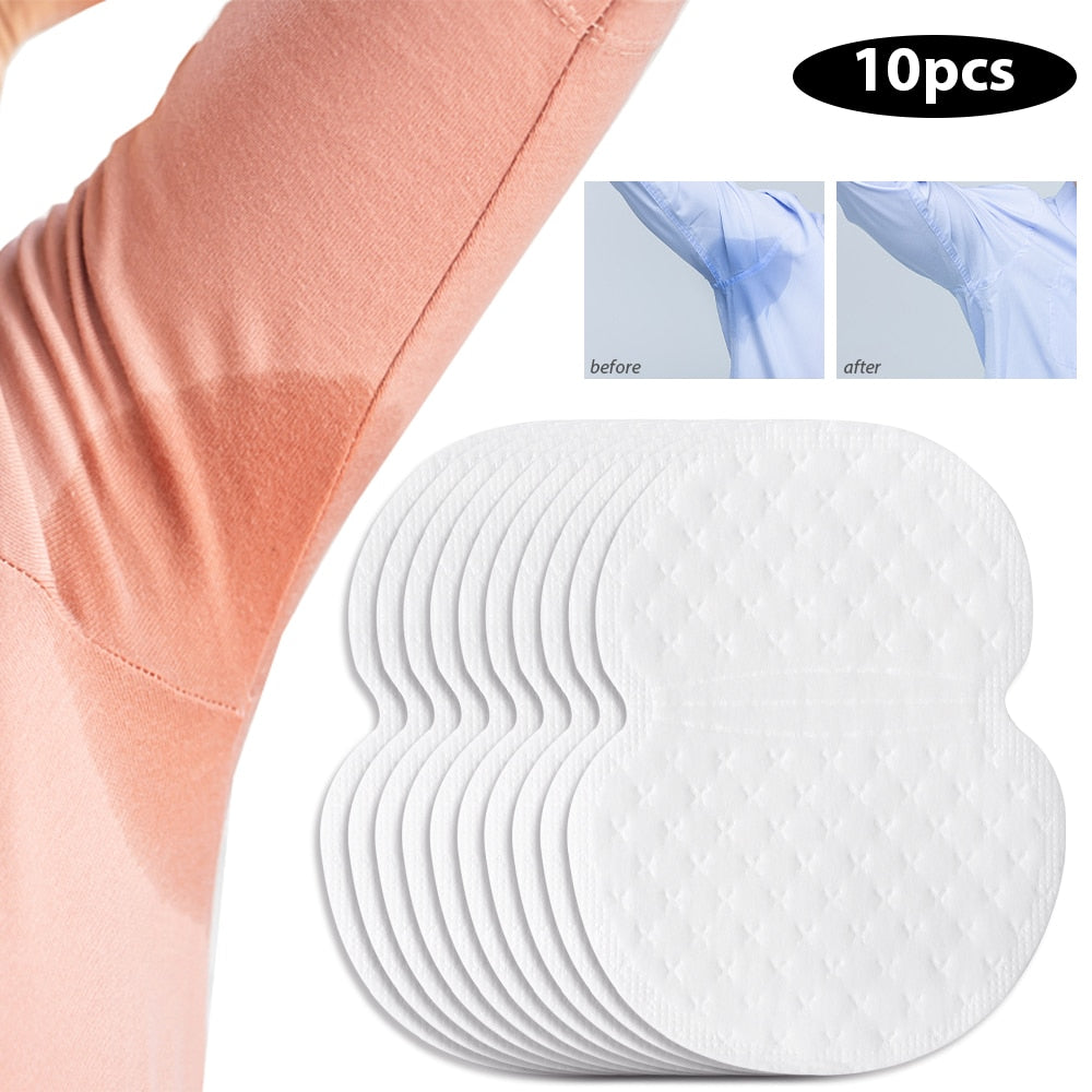 10Pcs Unisex Sweat Pads Summer Deodorants Underarm Anti Perspiration Sweat absord bra Pads