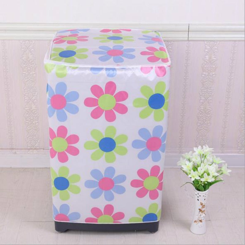 Front Open Waterproof Washing Machine Cover