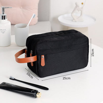 Travel Organizer Cosmetic Bag Leather