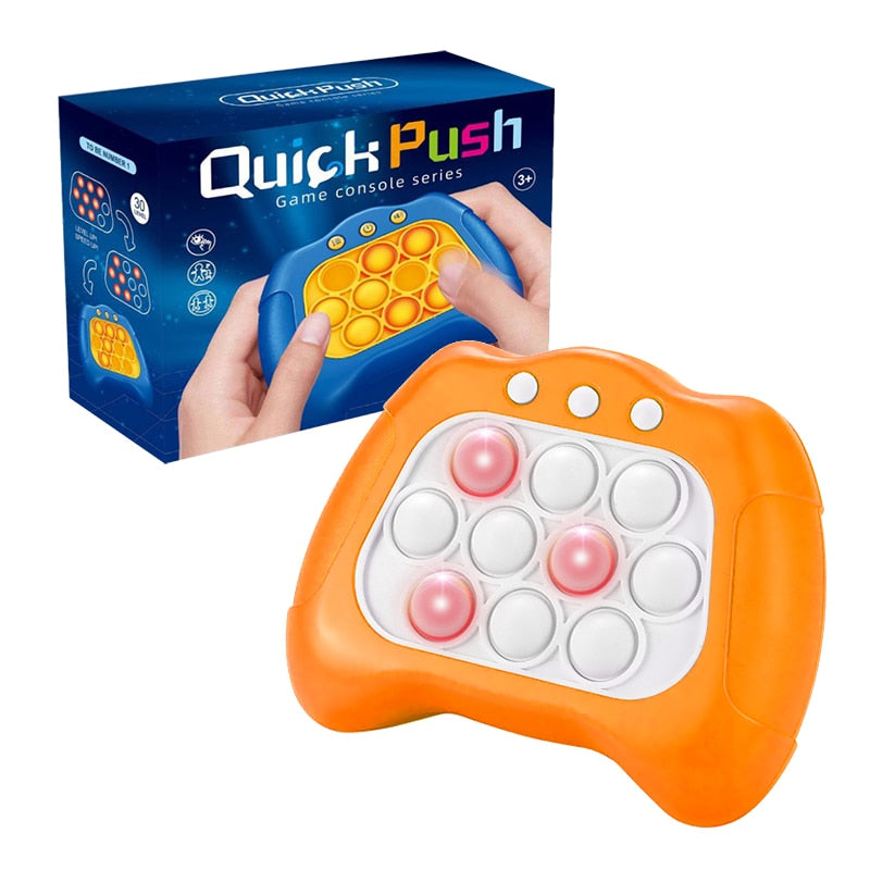 New Original Quick Push Game Pop Up Fidget Bubble Electronic Pop Game