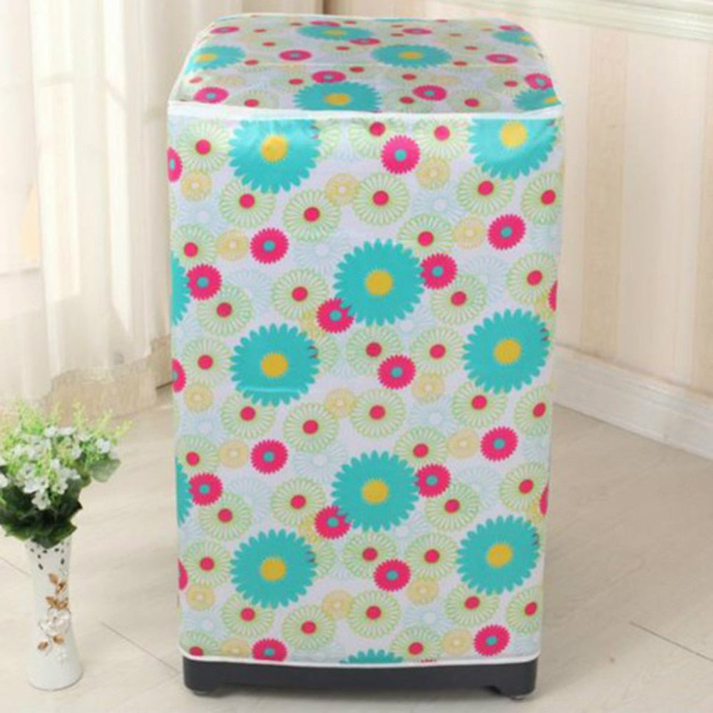 Front Open Waterproof Washing Machine Cover