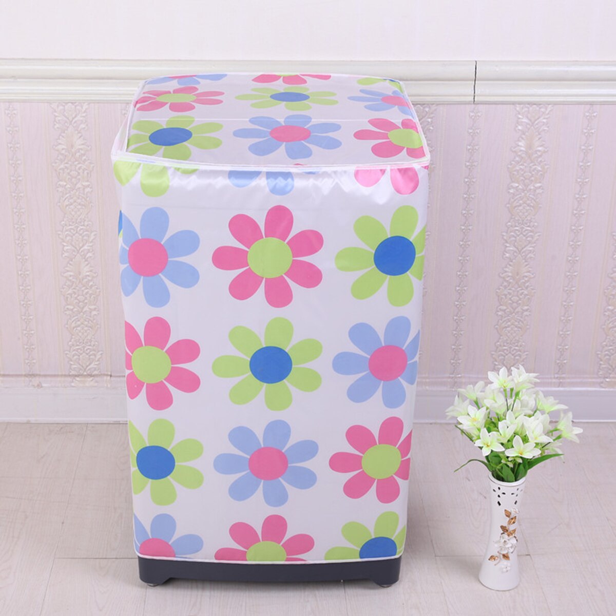 Front Open Waterproof Washing Machine Cover