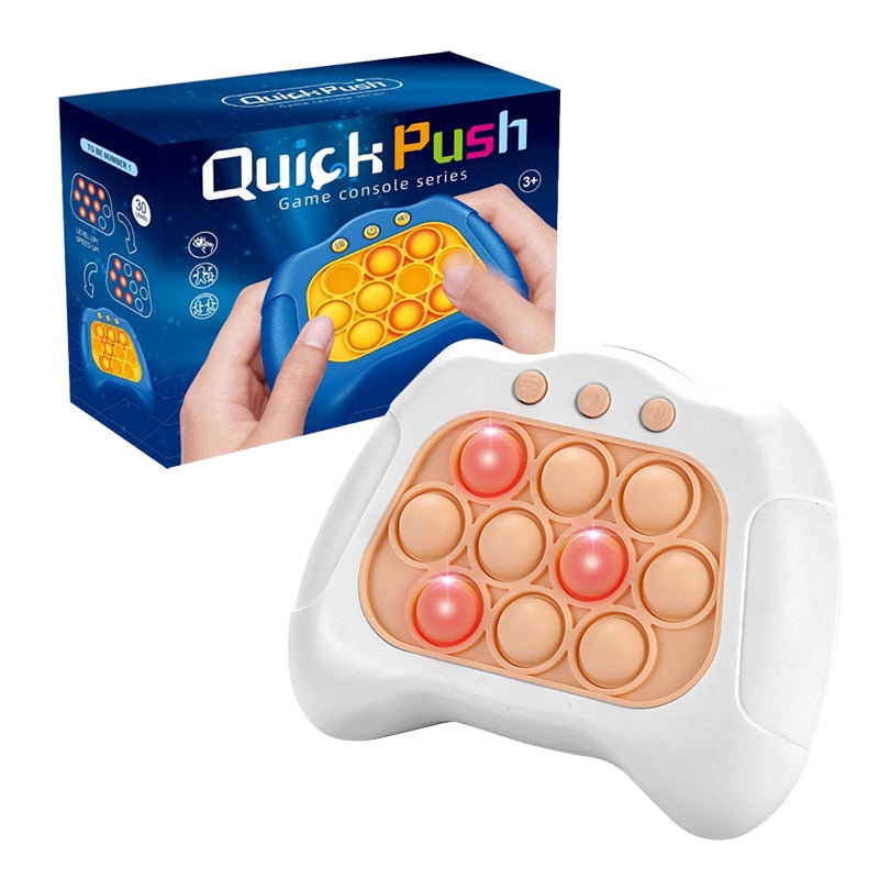 New Original Quick Push Game Pop Up Fidget Bubble Electronic Pop Game