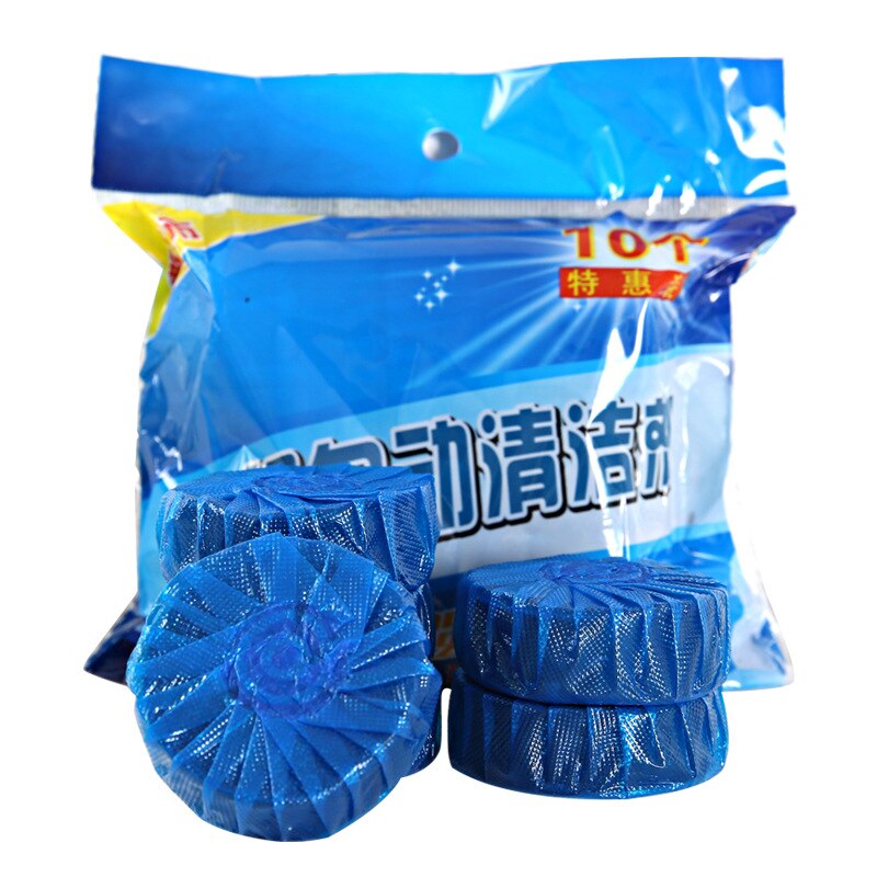 Automatic Flushing Blue Bubble Toilet Bowl Cleaner Bathroom Freshener