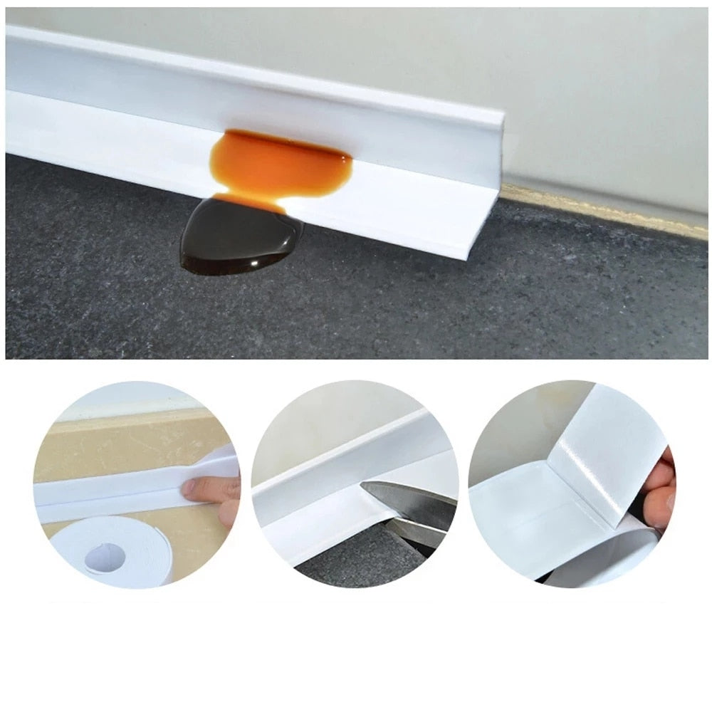 For Bathroom Kitchen Accessories Shower Bath Sealing Strip Tape