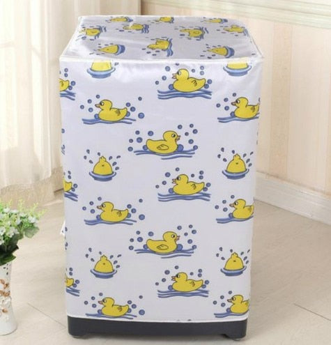 Front Open Waterproof Washing Machine Cover