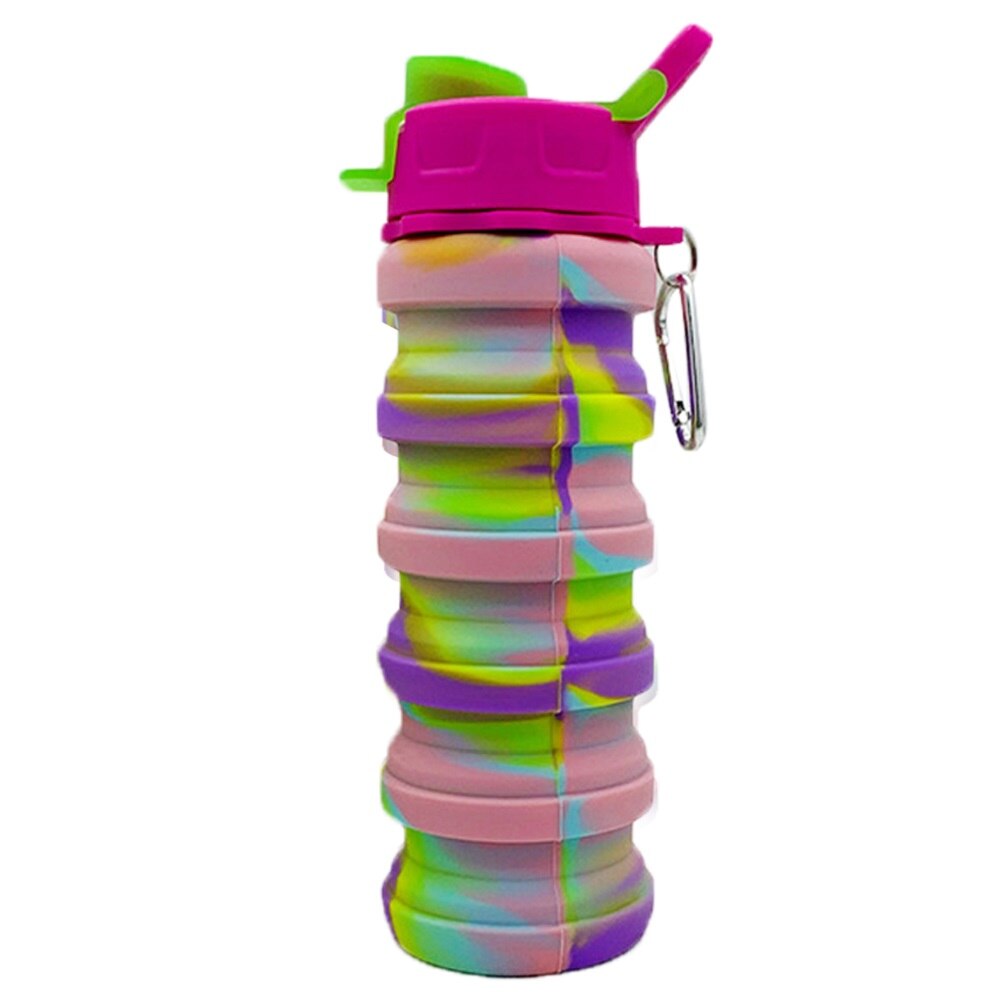 500ml Creative Foldable Silicone Water Bottle