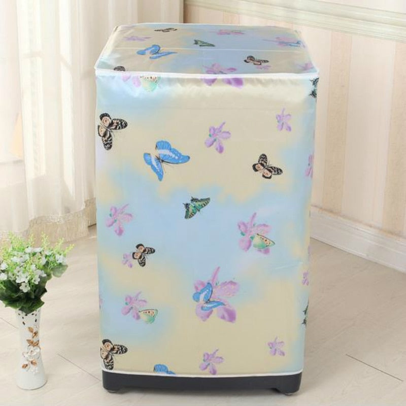 Front Open Waterproof Washing Machine Cover