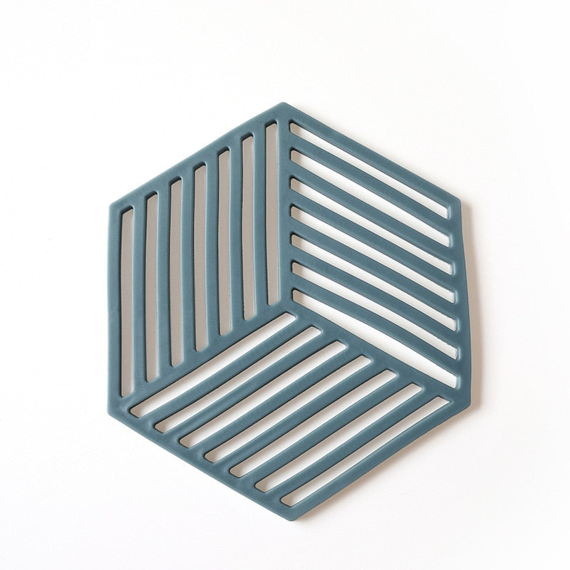1PC Silicone Tableware Insulation Mat Coaster Cup