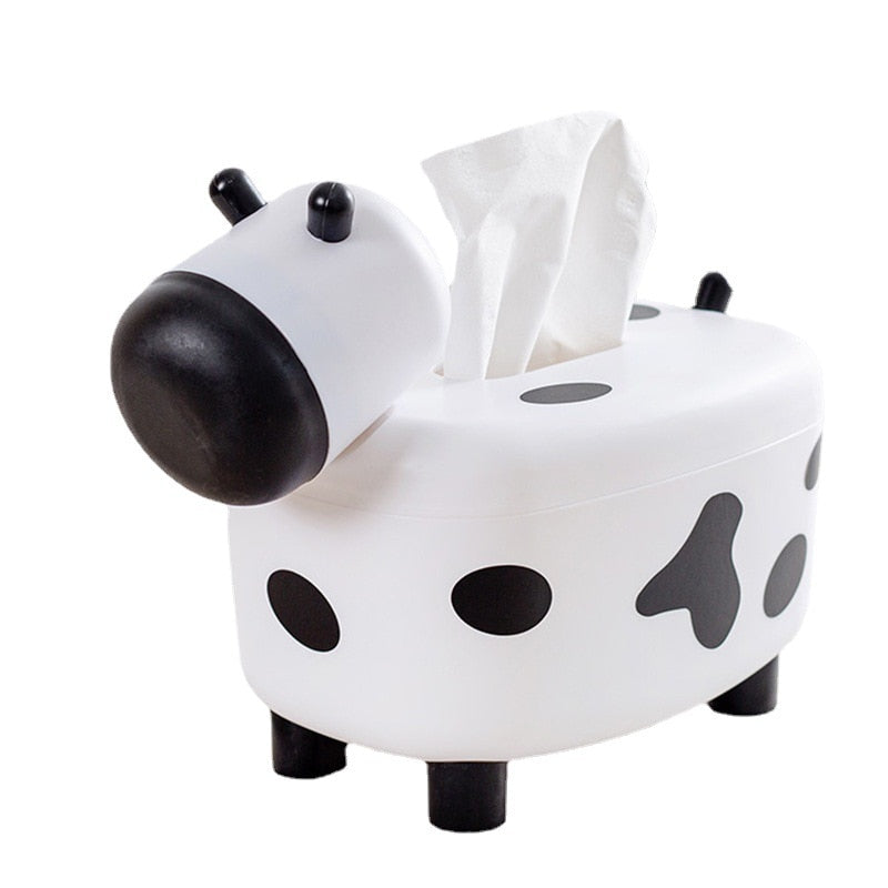 Tissue box with toothpick holder