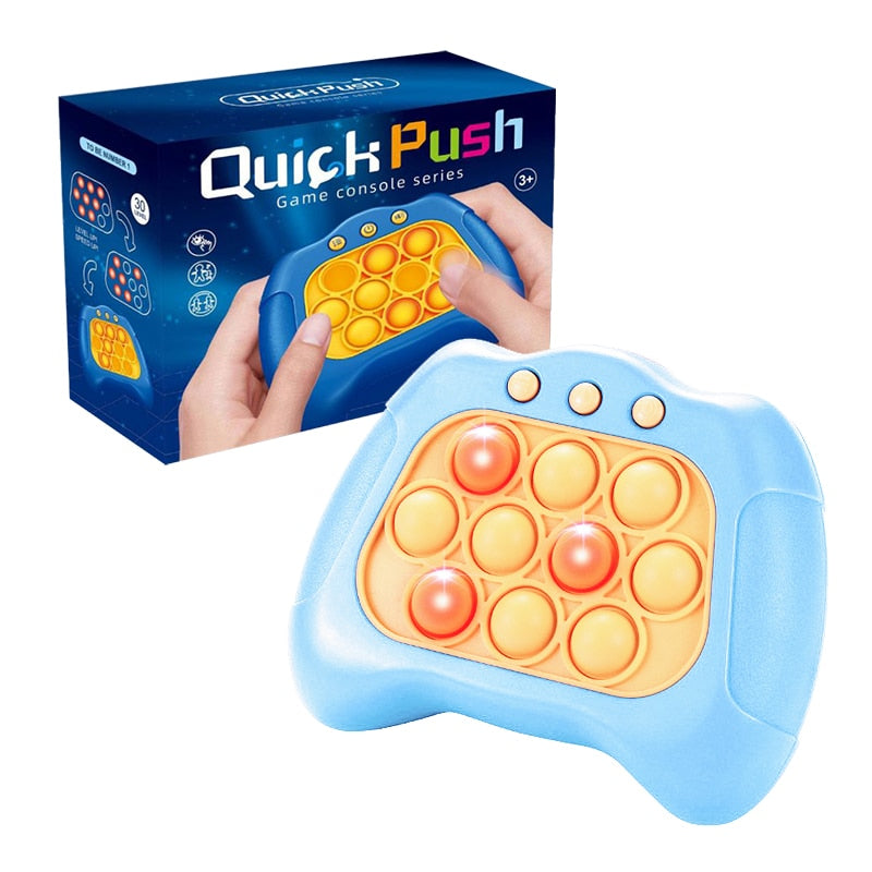 New Original Quick Push Game Pop Up Fidget Bubble Electronic Pop Game