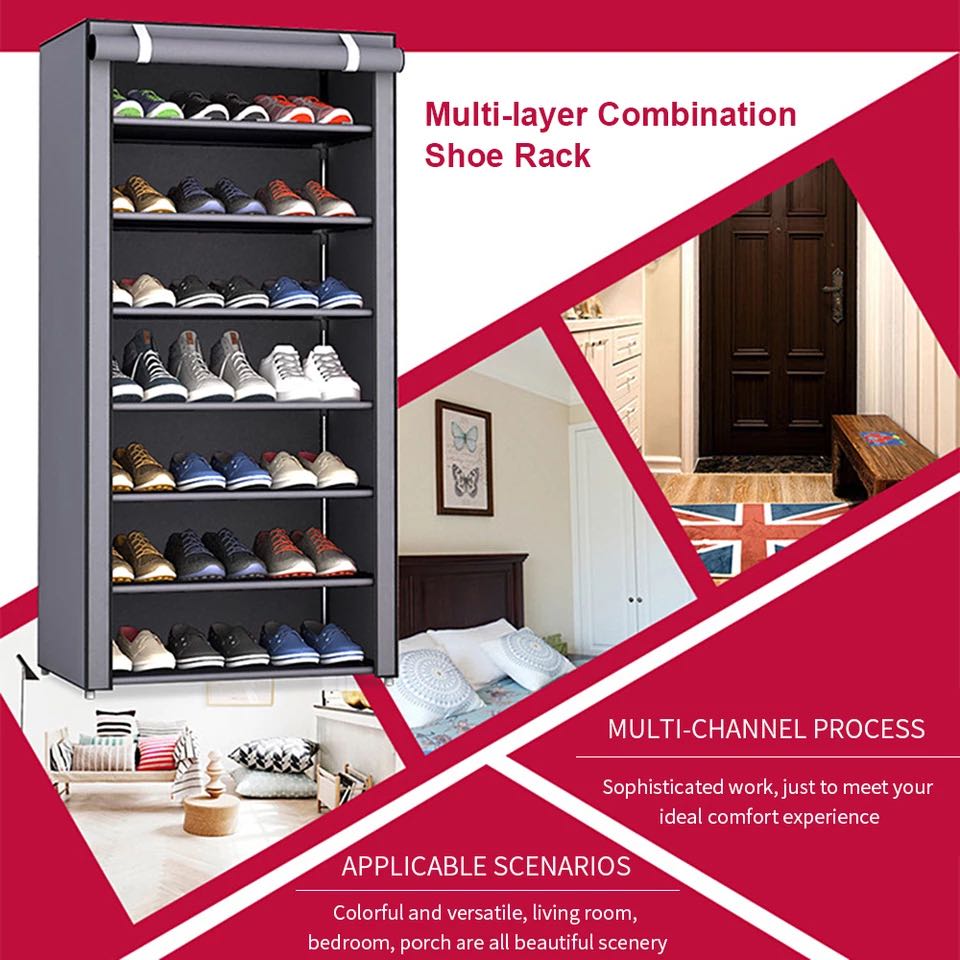 5 layer Shoerack Door Shoe Cabinets Shoes Organizer