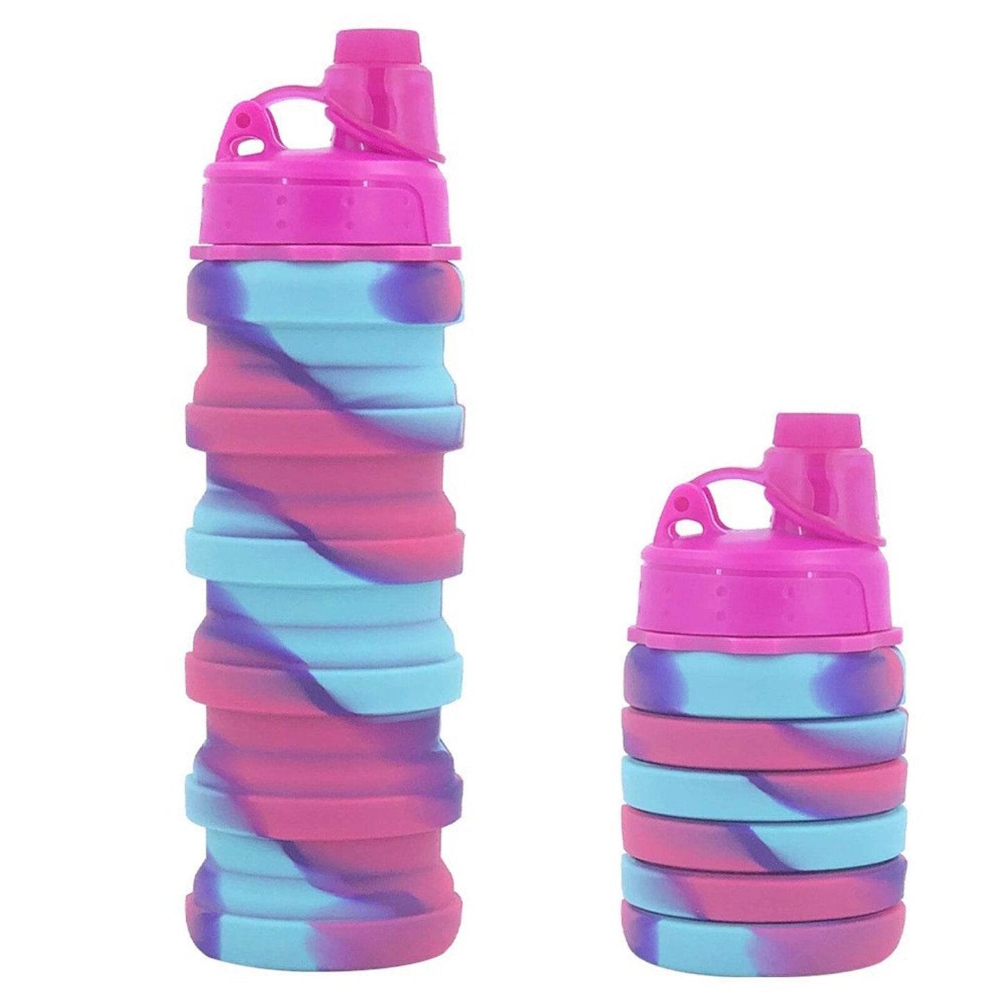 500ml Creative Foldable Silicone Water Bottle