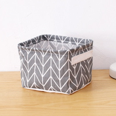 Desktop Storage Basket Sundries Toy Storage Box Cosmetic Book Organizer Underwear Stationery Container Laundry Basket free ship