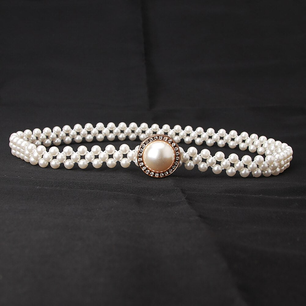 Shell Pearl Waist Chain Women's