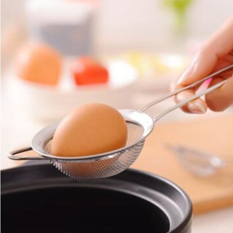 3pcs/set Stainless steel Wire Fine Mesh Oil Strainer Flour Colander Sieve Sifter