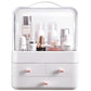 Transparent Portable Cosmetic Box Large Desktop Organizer