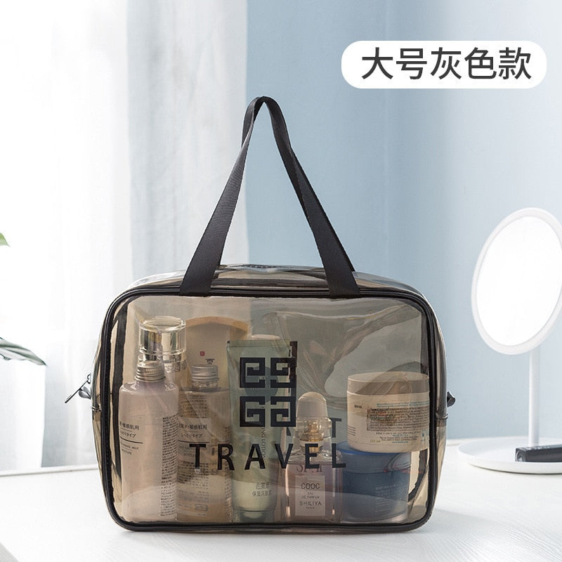 Waterproof Large Capacity Portable Transparent Cosmetic Bag