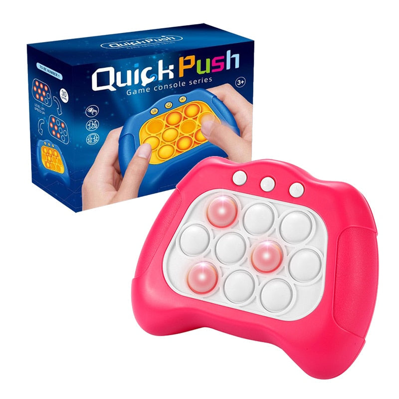 New Original Quick Push Game Pop Up Fidget Bubble Electronic Pop Game