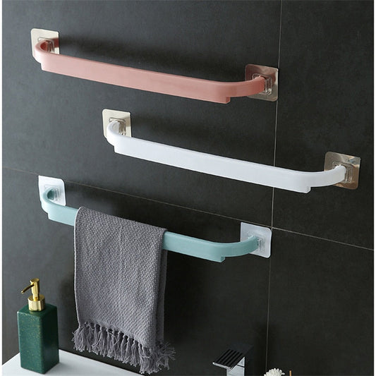 Multifunction Bathroom Towel Rail Hanger Self Adhesive Hanging Hooks