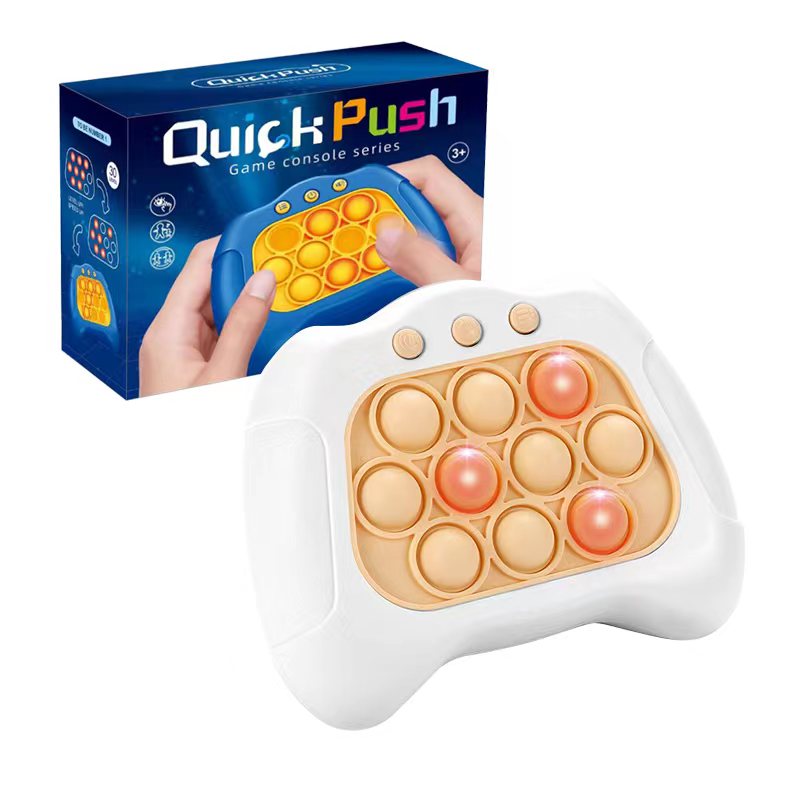 New Original Quick Push Game Pop Up Fidget Bubble Electronic Pop Game