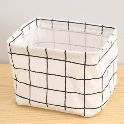 Desktop Storage Basket Sundries Toy Storage Box Cosmetic Book Organizer Underwear Stationery Container Laundry Basket free ship