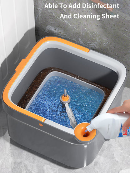 Rotatable 360? Microfiber Spin Mop Bucket