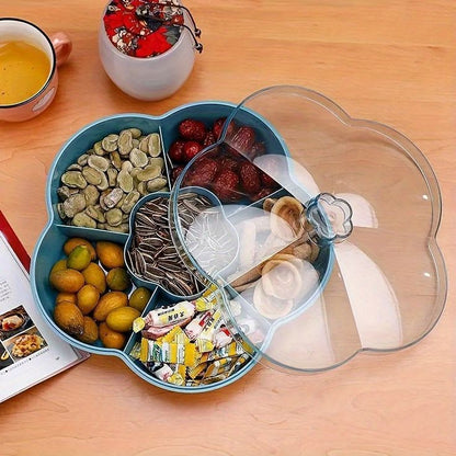 Flower Shape Snack Serving Tray