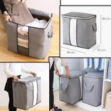 Pack of 5 120 GSM Storage/Blanket Bag (Grey)