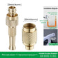 Spray Nozzle Water Gun Brass High Pressure Direct Spray Pistol Quick Connector Home Hose Adjustable Pressure Garden Sprinkler